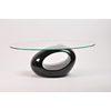 Mesade sal&oacute;n RONDELLA de cristal y ABS � color negro image pub1