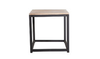 Mesita industrial de madera y metal FACTORY