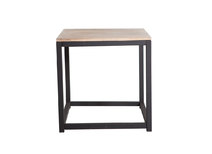 Mesita industrial de madera y metal FACTORY