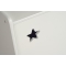 Mueble almacenaje para ni&ntilde;os 2 puertas blanco ESTRELLA