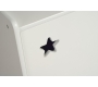 Mueble almacenaje para ni&ntilde;os 2 puertas blanco ESTRELLA