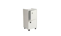 Mueble almacenaje para ni&ntilde;os 2 puertas blanco ESTRELLA