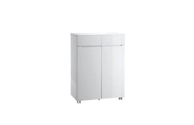 Mueble blanco NEW YORK de 2 puertas y de 2 cajones 
