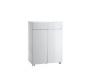 Mueble blanco NEW YORK de 2 puertas y de 2 cajones 