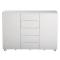Mueble blanco NEW YORK de 2 puertas y de 5 cajones 