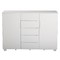 Mueble blanco NEW YORK de 2 puertas y de 5 cajones 