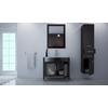 Mueble de ba&ntilde;o: lavabo, armario, espejo y columna MILLO
