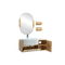 Mueble de ba&ntilde;o: lavabo, armario y espejo NIVAN