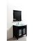 Mueble de ba&ntilde;o: lavabo, armario y espejo THELIO