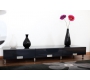 Mueble de tele lacado gris BROOKLIN