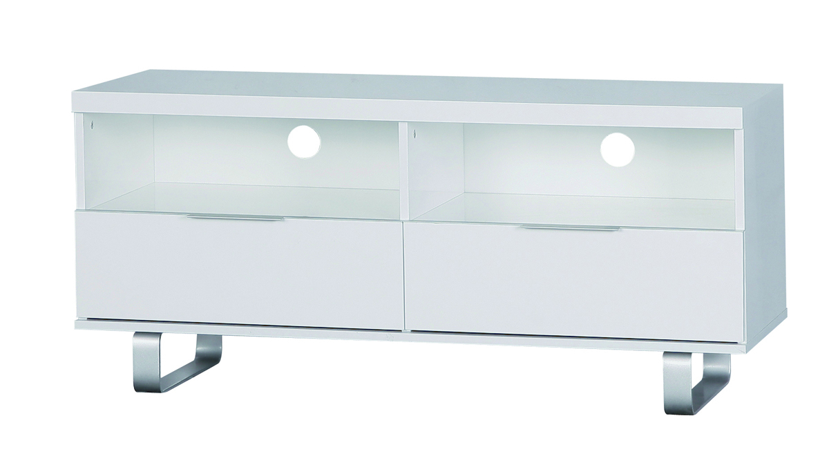 Mueble de TV blanco y de dise&ntilde;o LEA 120cm