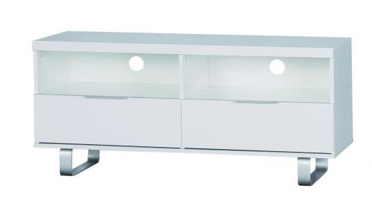 Mueble de TV blanco y de dise&ntilde;o LEA 120cm image 1