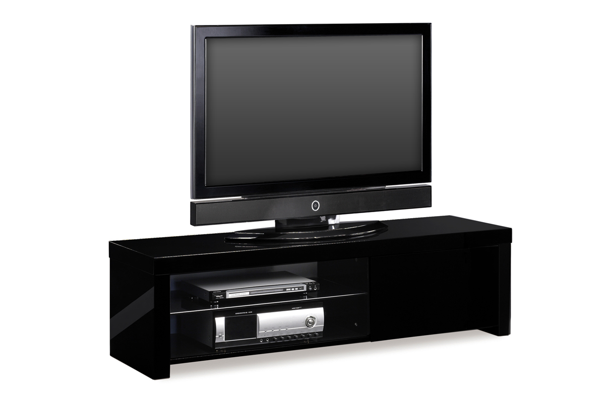 Mueble de TV de dise&ntilde;o negro New York