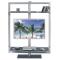 Mueble de TV giratorio TURN UP de color gris 