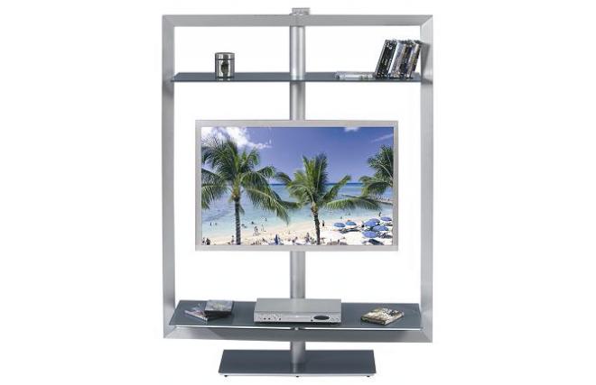 Mueble de TV giratorio TURN UP de color gris 