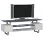 Mueble de TV lacado blanco y de dise&ntilde;o TELMA