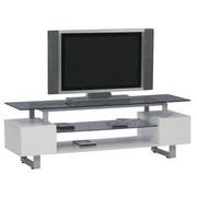 Mueble de TV lacado blanco y de dise&ntilde;o TELMA image pub1