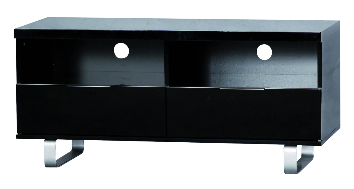Mueble de TV negro y de dise&ntilde;o LEA 120cm
