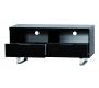 Mueble de TV negro y de dise&ntilde;o LEA 120cm