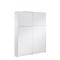 Mueble para guardar zapatos de color blanco lacado, 6 cajones, NEW YORK