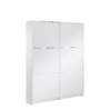 Mueble para guardar zapatos de color blanco lacado, 6 cajones, NEW YORK image pub1