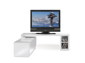 Mueble TV de dise&ntilde;o amovible lacado blanco TROYE