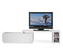 Mueble TV de dise&ntilde;o amovible lacado blanco TROYE
