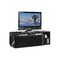 Mueble TV de dise&ntilde;o amovible lacado negro TROYE