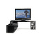 Mueble TV de dise&ntilde;o amovible lacado negro TROYE