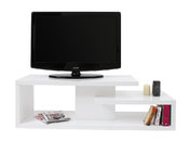 Mueble TV de dise&ntilde;o lacado blanco HALTON