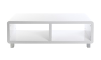 Mueble TV de dise&ntilde;o lacado blanco PIXY