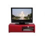 Mueble TV de dise&ntilde;o lacado color frambuesa TIA