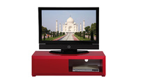 Mueble TV de dise&ntilde;o lacado color frambuesa TIA