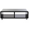 Mueble TV de dise&ntilde;o lacado negro PIXY