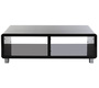Mueble TV de dise&ntilde;o lacado negro PIXY