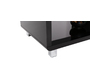 Mueble TV de dise&ntilde;o lacado negro PIXY