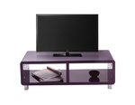 Mueble TV de dise&ntilde;o lacado violeta PIXY