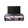 Mueble TV de dise&ntilde;o lacado violeta PIXY