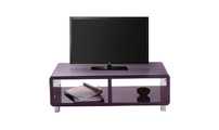 Mueble TV de dise&ntilde;o lacado violeta PIXY