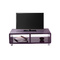 Mueble TV de dise&ntilde;o lacado violeta PIXY