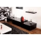 Mueble TV lacado negro extensible NEW YORK