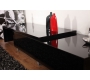 Mueble TV lacado negro extensible NEW YORK