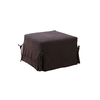 Puf-cama DIEGO de microfibra de color chocolate image pub1