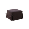 Puf-cama DIEGO de microfibra de color chocolate image pub1