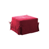Puf-cama DIEGO de microfibra de color frambuesa image pub1