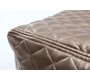 Puf de dise&ntilde;o cuadrado dorado CUBAG TREND
