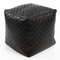 Puf de dise&ntilde;o cuadrado negro CUBAG TREND