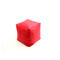 Puf de dise&ntilde;o cuadrado rojo CUBAG 