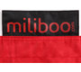 Puf de dise&ntilde;o cuadrado rojo CUBAG 