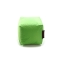 Puf de dise&ntilde;o cuadrado verde anis CUBAG 